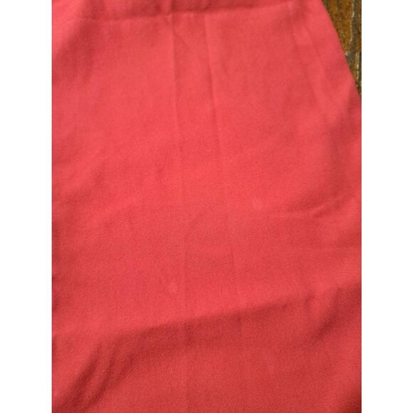 Cherokee Workwear Red Scrub Pants Size Large Style 4101P Drawstring Ankle Slits - Picture 2 of 6